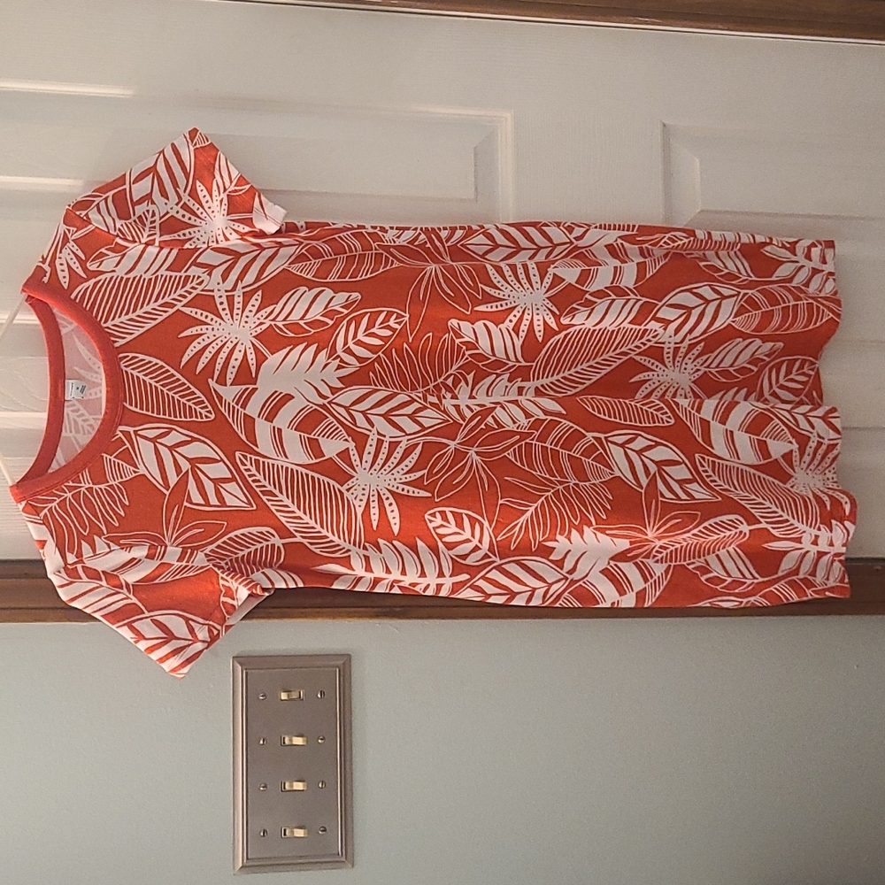 Orange tropical Old Navy dress
